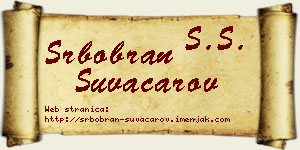 Srbobran Suvačarov vizit kartica